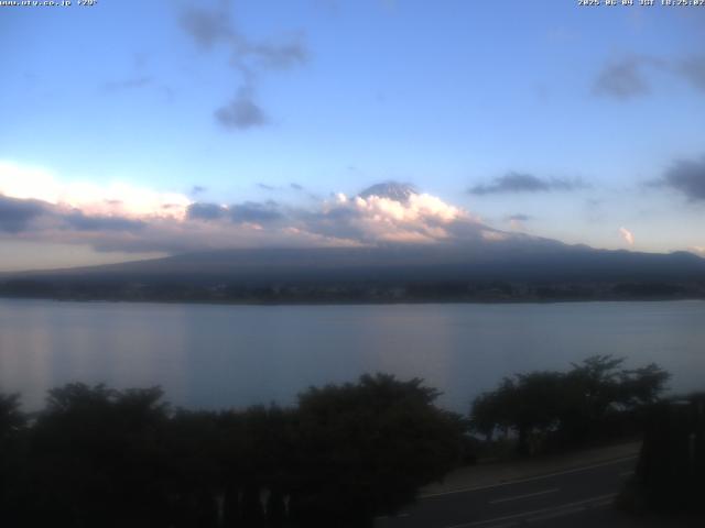 河口湖からの富士山