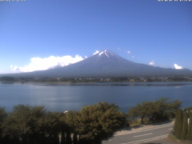 河口湖からの富士山