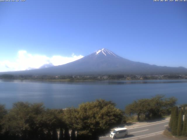 河口湖からの富士山