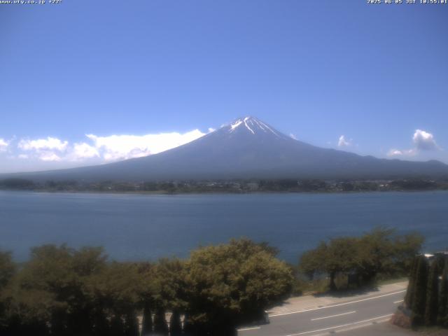 河口湖からの富士山