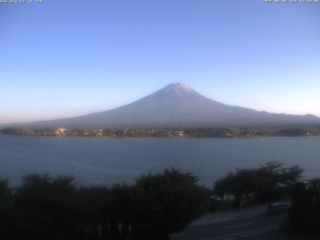 河口湖からの富士山