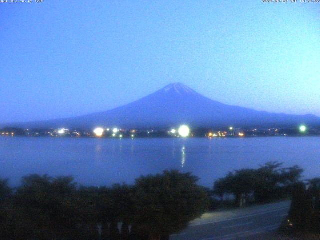 河口湖からの富士山