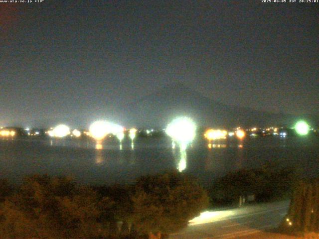 河口湖からの富士山
