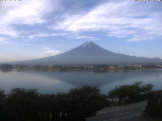 河口湖からの富士山
