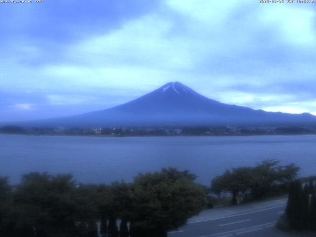河口湖からの富士山