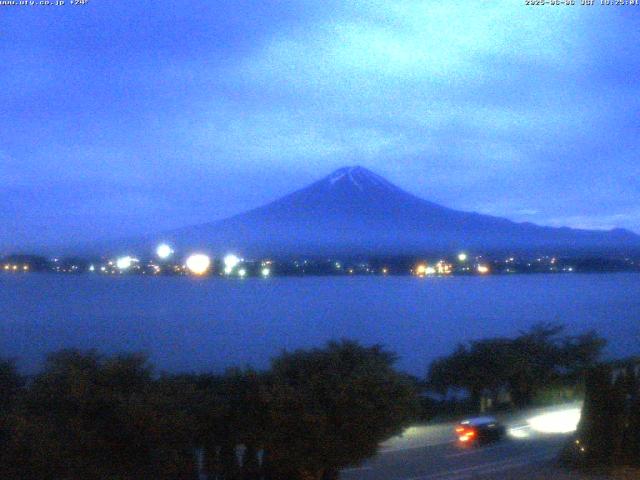 河口湖からの富士山
