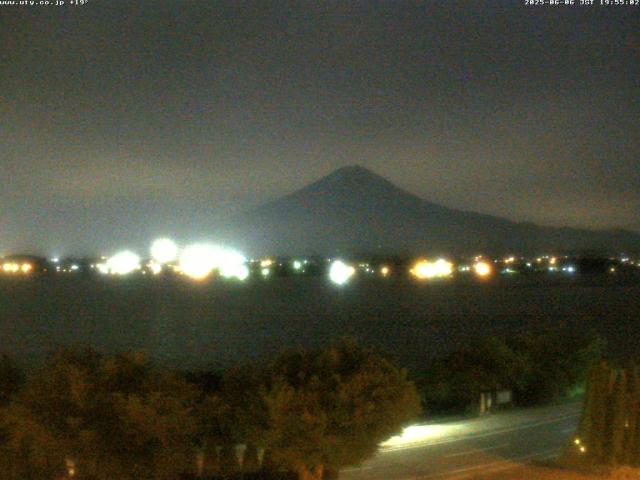 河口湖からの富士山