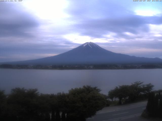 河口湖からの富士山