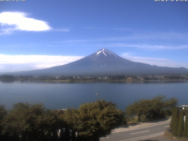 河口湖からの富士山