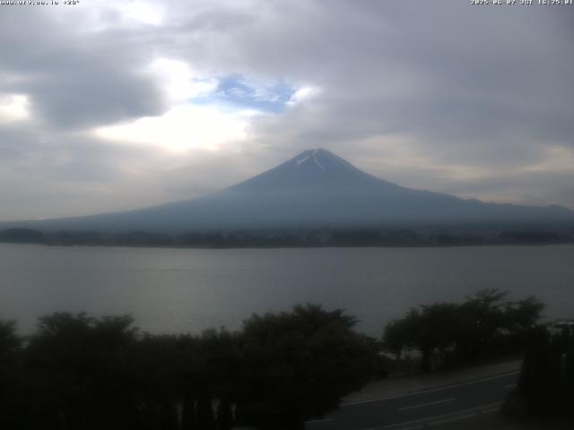 河口湖からの富士山