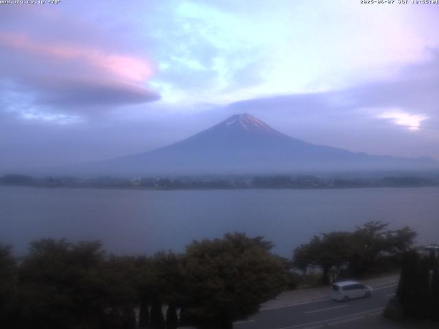 河口湖からの富士山