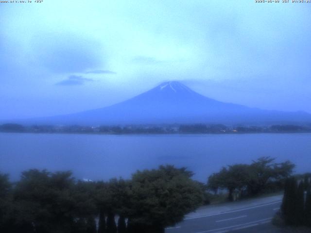 河口湖からの富士山