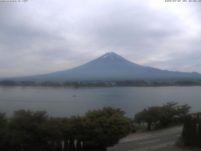 河口湖からの富士山