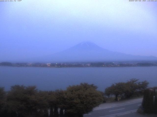 河口湖からの富士山