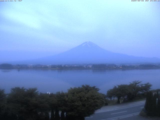 河口湖からの富士山