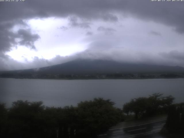 河口湖からの富士山