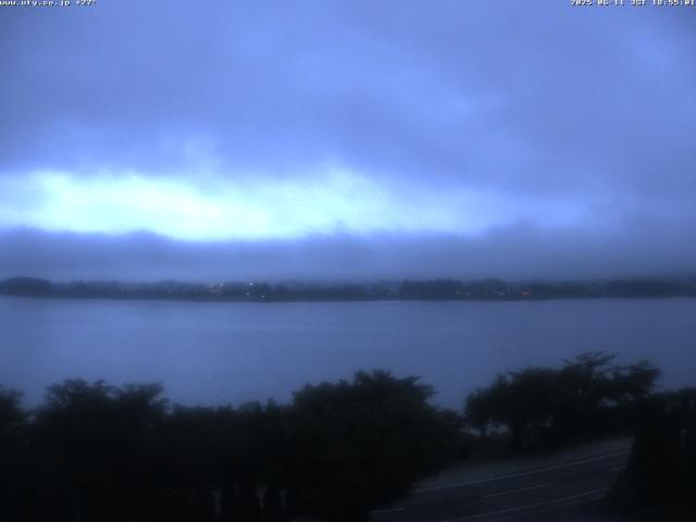 河口湖からの富士山