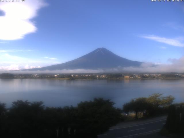 河口湖からの富士山