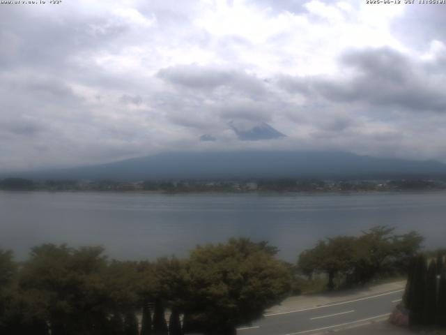 河口湖からの富士山