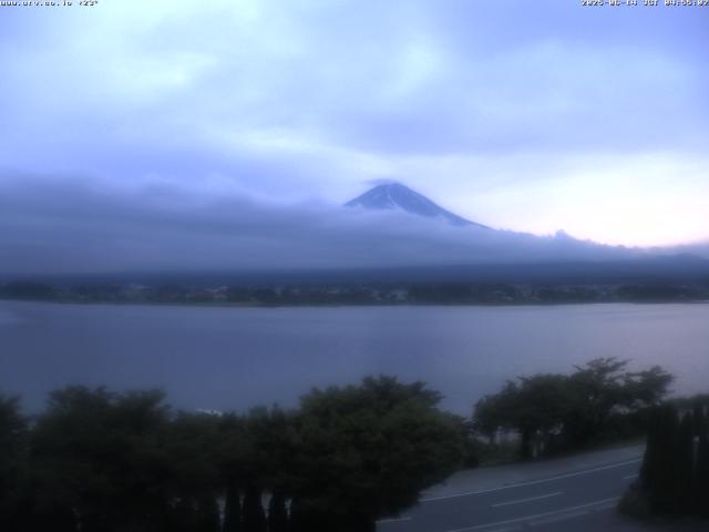河口湖からの富士山