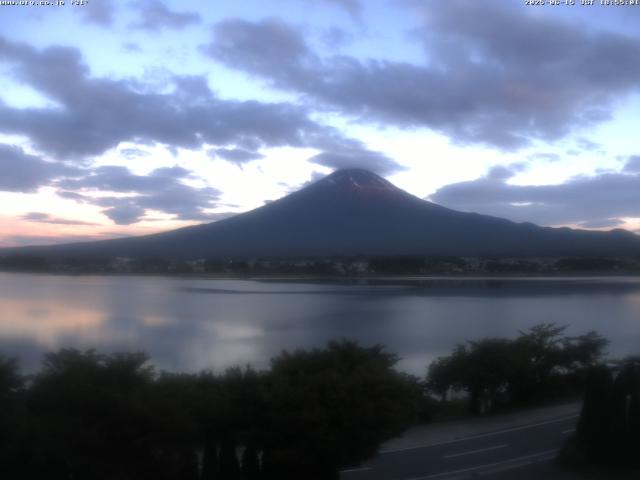 河口湖からの富士山