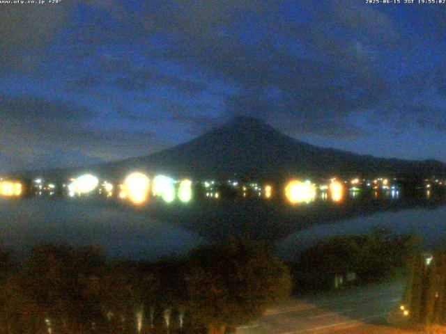 河口湖からの富士山