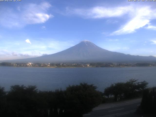 河口湖からの富士山
