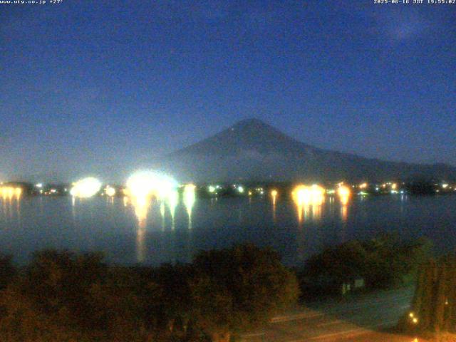 河口湖からの富士山