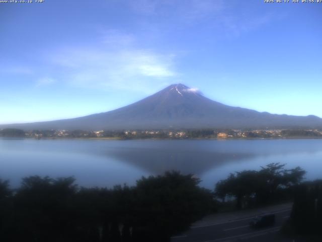 河口湖からの富士山