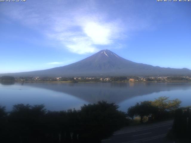 河口湖からの富士山