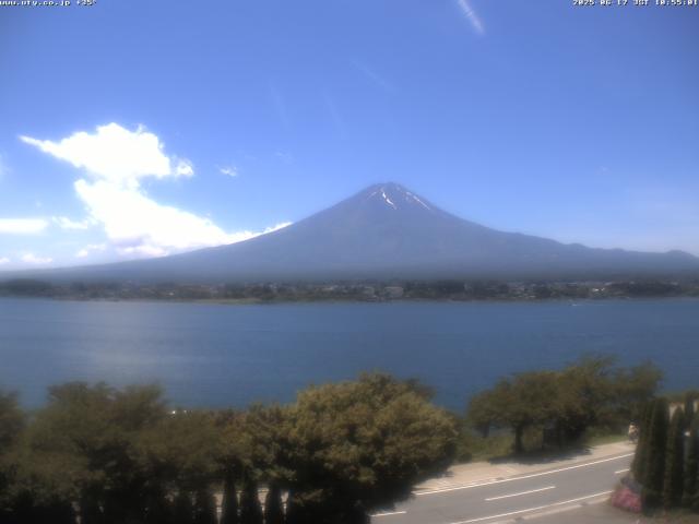 河口湖からの富士山
