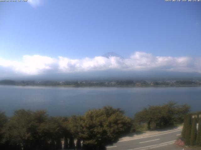 河口湖からの富士山