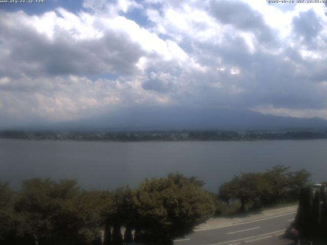 河口湖からの富士山