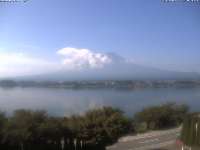 河口湖からの富士山