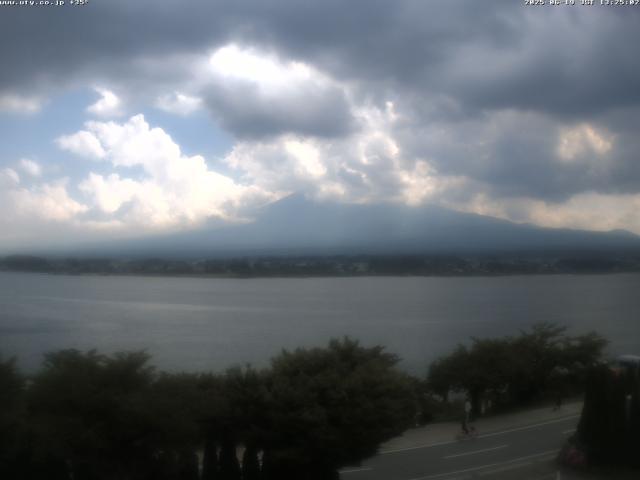 河口湖からの富士山