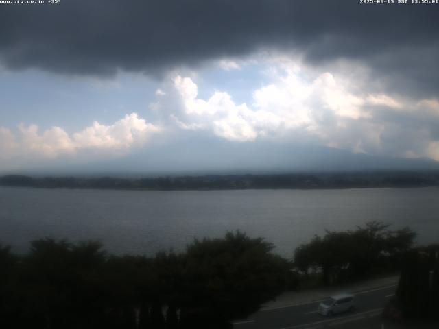 河口湖からの富士山