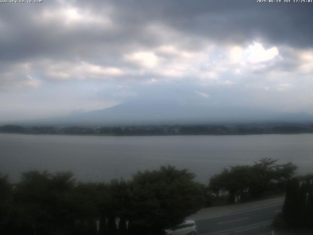河口湖からの富士山