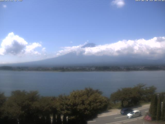 河口湖からの富士山