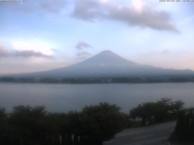 河口湖からの富士山