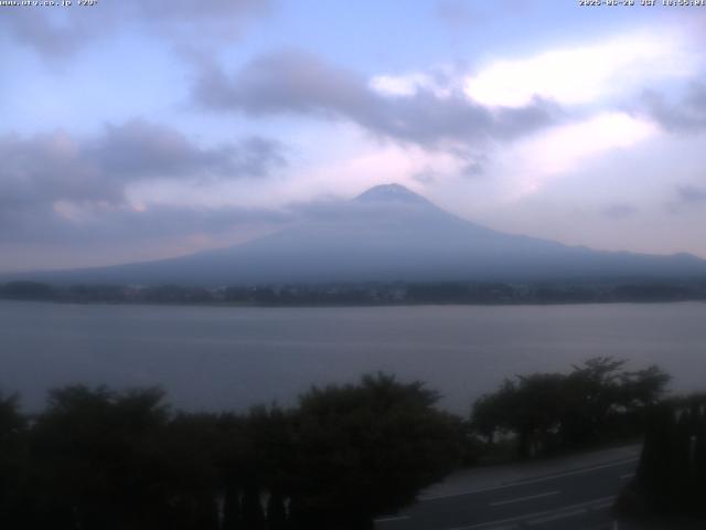 河口湖からの富士山