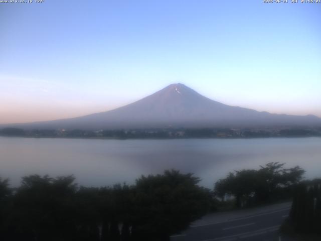 河口湖からの富士山