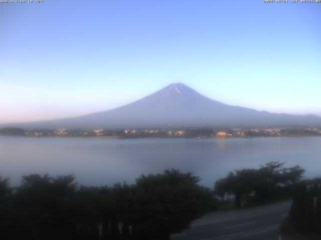 河口湖からの富士山