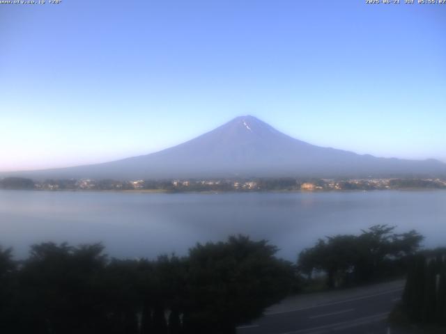 河口湖からの富士山