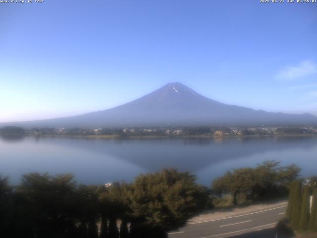 河口湖からの富士山