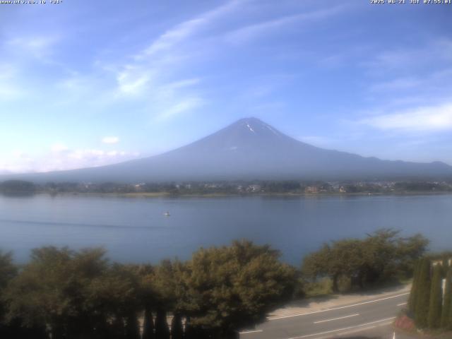 河口湖からの富士山