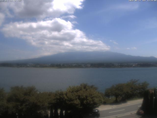 河口湖からの富士山