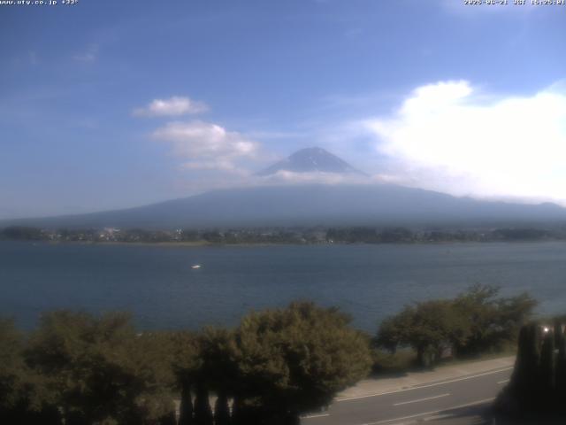 河口湖からの富士山