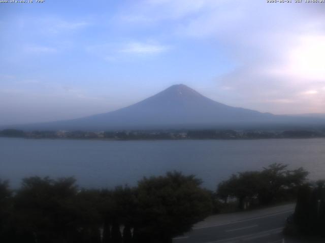 河口湖からの富士山