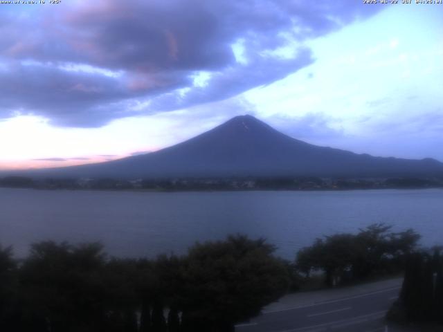 河口湖からの富士山