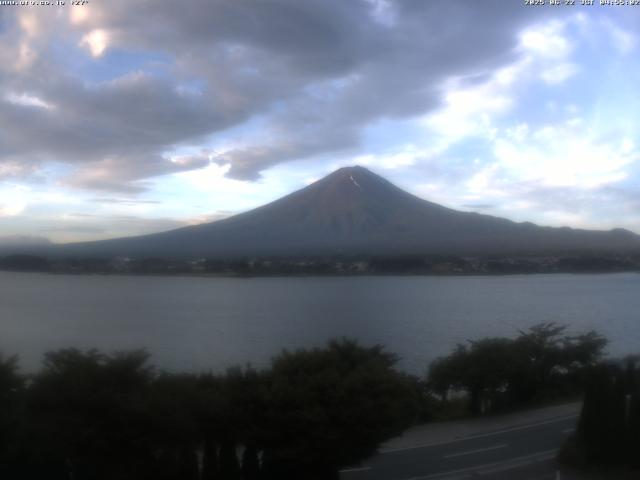 河口湖からの富士山
